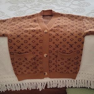 Louis Vuitton Monogram Wool Cardigan